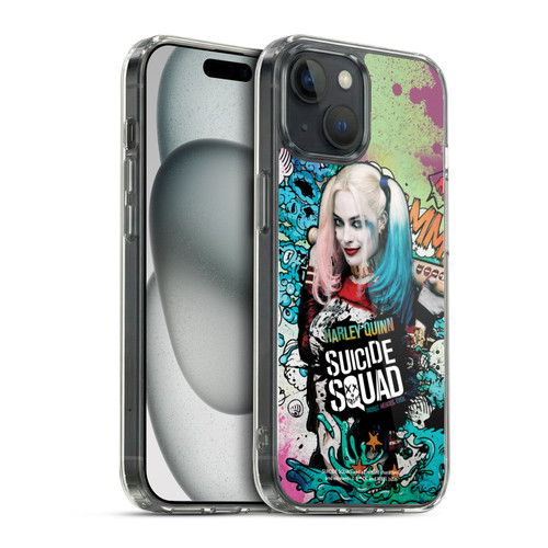 Suicide Squad 2016 Graphics Harley Quinn Poster Soft Gel Case for Apple iPhone 15 & MagSafe