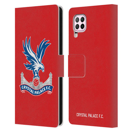 Crystal Palace FC Crest Eagle Leather Book Wallet Case Cover For Huawei Nova 6 SE / P40 Lite