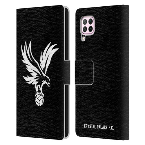 Crystal Palace FC Crest Eagle Grey Leather Book Wallet Case Cover For Huawei Nova 6 SE / P40 Lite