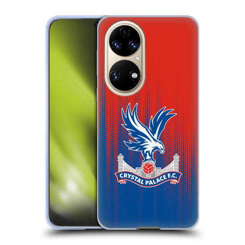 Crystal Palace FC Crest Halftone Soft Gel Case for Huawei P50