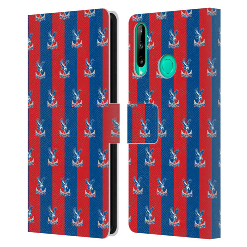 Crystal Palace FC Crest Pattern Leather Book Wallet Case Cover For Huawei P40 lite E