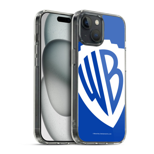 Warner Bros. Shield Logo Oversized Soft Gel Case for Apple iPhone 15 & MagSafe