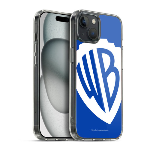 Warner Bros. Shield Logo Oversized Soft Gel Case for Apple iPhone 15 Plus & MagSafe