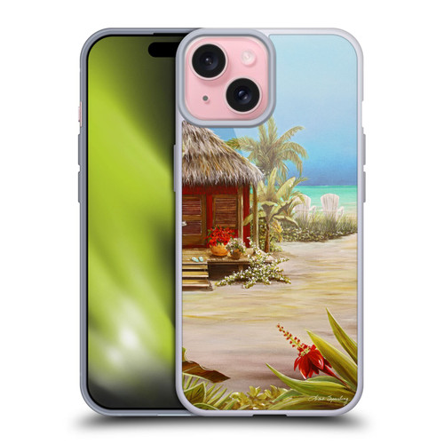 Lisa Sparling Birds And Nature Beach House Soft Gel Case for Apple iPhone 15