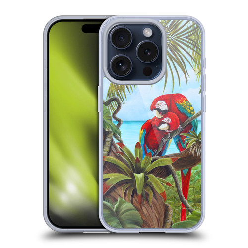 Lisa Sparling Birds And Nature Amore Soft Gel Case for Apple iPhone 15 Pro