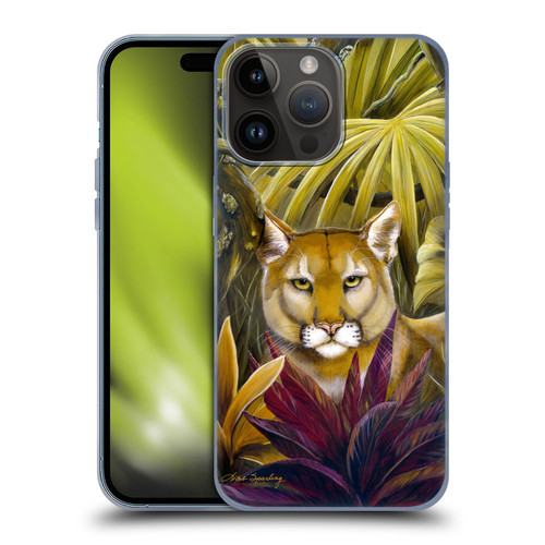 Lisa Sparling Creatures Florida Forest Panther Soft Gel Case for Apple iPhone 15 Pro Max