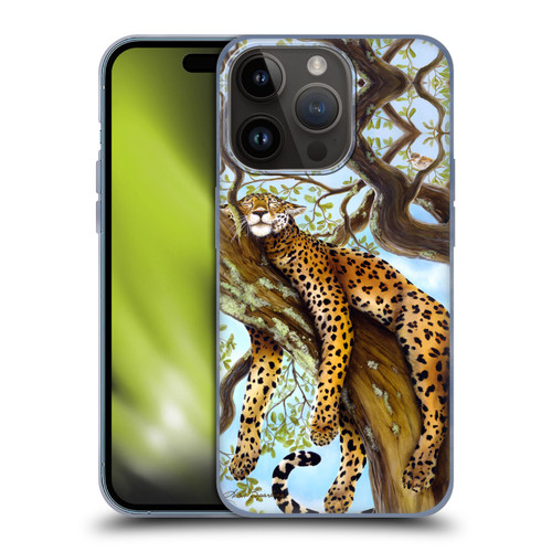 Lisa Sparling Creatures Leopard Soft Gel Case for Apple iPhone 15 Pro