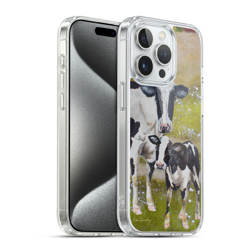 Lisa Sparling Creatures Two Cows Soft Gel Case for Apple iPhone 15 Pro & MagSafe