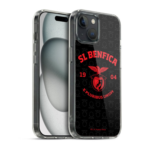 S.L. Benfica 2021/22 Crest E Pluribus Unum Soft Gel Case for Apple iPhone 15