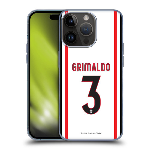 S.L. Benfica 2021/22 Players Away Kit Álex Grimaldo Soft Gel Case for Apple iPhone 15 Pro