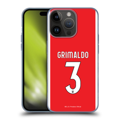 S.L. Benfica 2021/22 Players Home Kit Álex Grimaldo Soft Gel Case for Apple iPhone 15 Pro