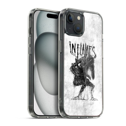 In Flames Metal Grunge Big Creature Soft Gel Case for Apple iPhone 15 Plus & MagSafe