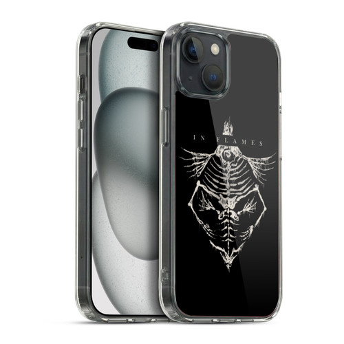 In Flames Metal Grunge Jesterhead Bones Soft Gel Case for Apple iPhone 15 Plus & MagSafe