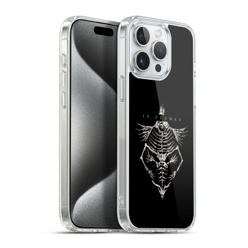 In Flames Metal Grunge Jesterhead Bones Soft Gel Case for Apple iPhone 15 Pro Max & MagSafe