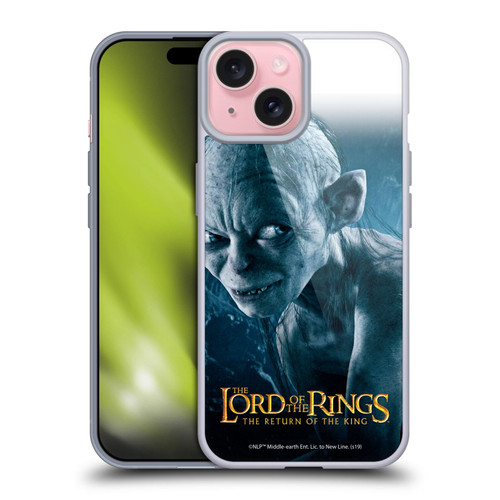 The Lord Of The Rings The Return Of The King Posters Smeagol Soft Gel Case for Apple iPhone 15