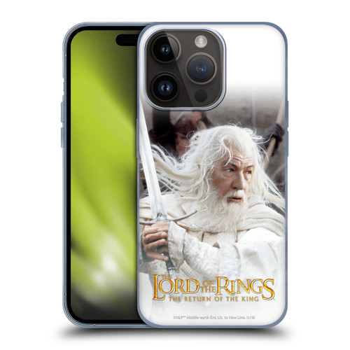 The Lord Of The Rings The Return Of The King Posters Gandalf Soft Gel Case for Apple iPhone 15 Pro