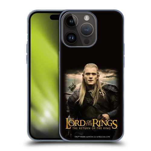 The Lord Of The Rings The Return Of The King Posters Legolas Soft Gel Case for Apple iPhone 15 Pro