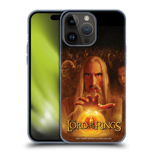 The Lord Of The Rings The Two Towers Posters Saruman Eye Soft Gel Case for Apple iPhone 15 Pro Max