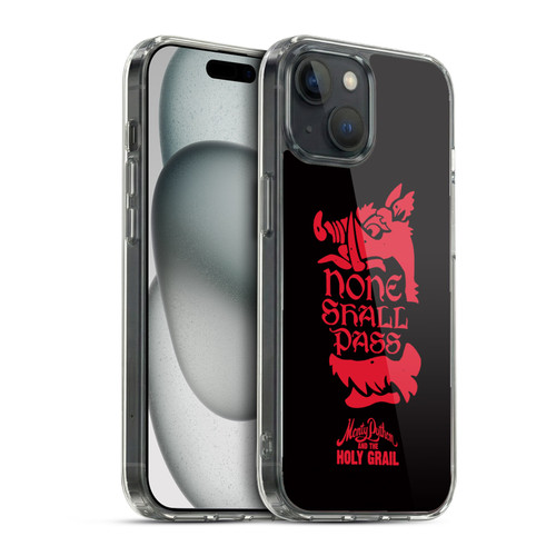 Monty Python Key Art None Shall Pass Soft Gel Case for Apple iPhone 15 & MagSafe