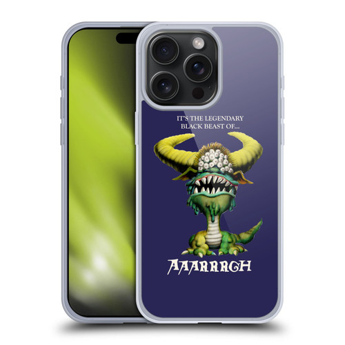 Monty Python Key Art Black Beast Of Aaarrrgh Soft Gel Case for Apple iPhone 15 Pro Max