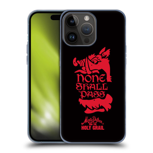 Monty Python Key Art None Shall Pass Soft Gel Case for Apple iPhone 15 Pro Max