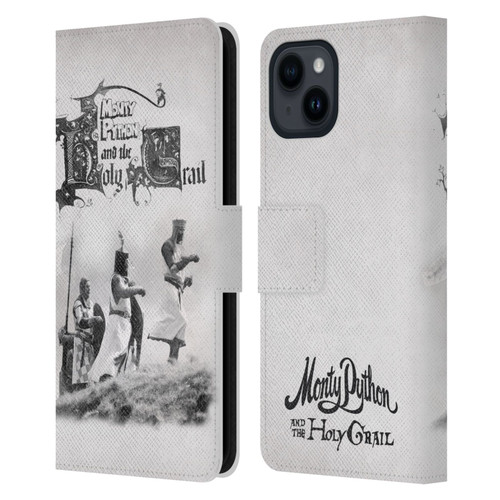 Monty Python Key Art Holy Grail Leather Book Wallet Case Cover For Apple iPhone 15