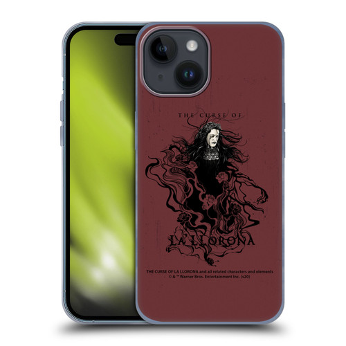 The Curse Of La Llorona Graphics Weeping Lady 2 Soft Gel Case for Apple iPhone 15