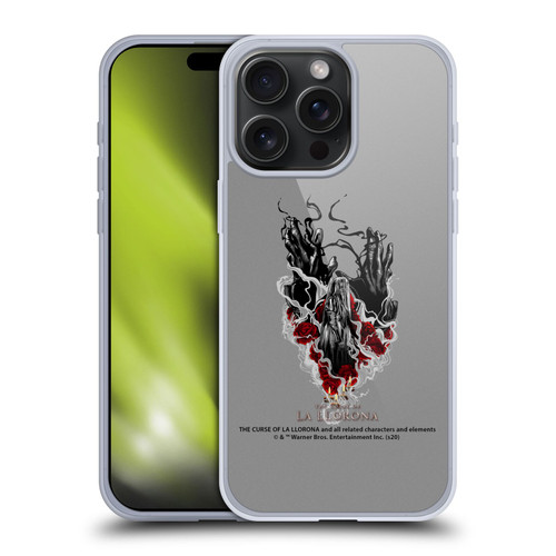 The Curse Of La Llorona Graphics Hands Soft Gel Case for Apple iPhone 15 Pro Max