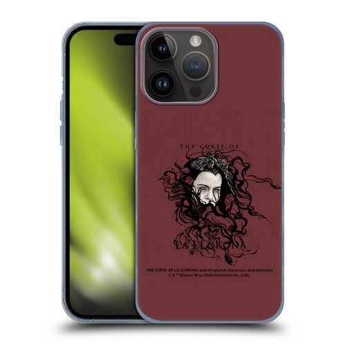 The Curse Of La Llorona Graphics Weeping Lady Soft Gel Case for Apple iPhone 15 Pro Max