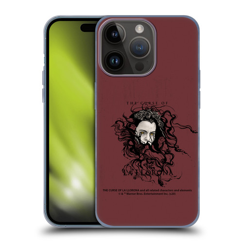 The Curse Of La Llorona Graphics Weeping Lady Soft Gel Case for Apple iPhone 15 Pro