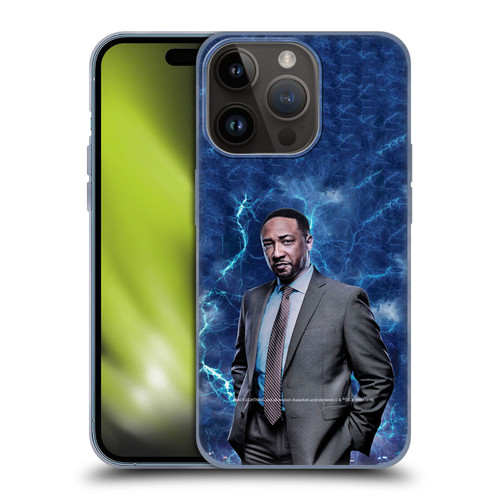 Black Lightning Characters William Henderson Soft Gel Case for Apple iPhone 15 Pro