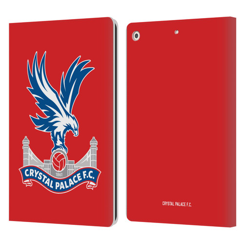 Crystal Palace FC Crest Eagle Leather Book Wallet Case Cover For Apple iPad 10.2 2019/2020/2021