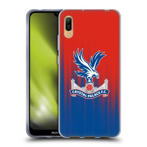 Crystal Palace FC Crest Halftone Soft Gel Case for Huawei Y6 Pro (2019)