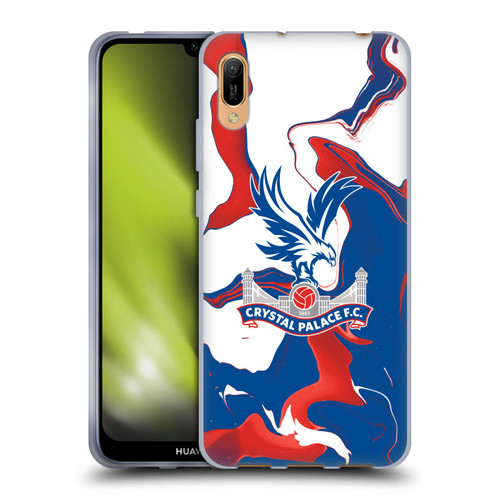 Crystal Palace FC Crest Marble Soft Gel Case for Huawei Y6 Pro (2019)