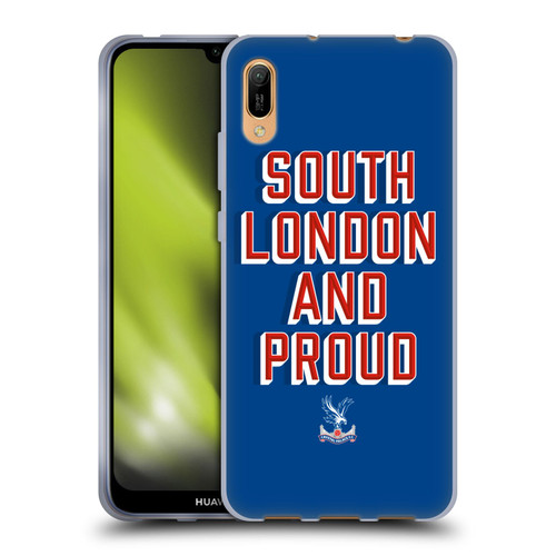 Crystal Palace FC Crest South London And Proud Soft Gel Case for Huawei Y6 Pro (2019)