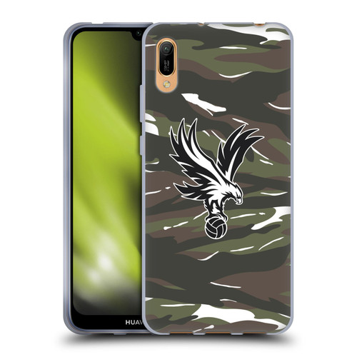 Crystal Palace FC Crest Woodland Camouflage Soft Gel Case for Huawei Y6 Pro (2019)