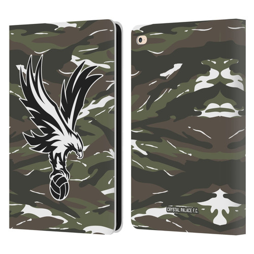 Crystal Palace FC Crest Woodland Camouflage Leather Book Wallet Case Cover For Apple iPad Air 2 (2014)