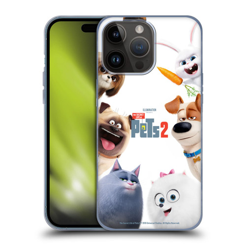The Secret Life of Pets 2 Character Posters Group Soft Gel Case for Apple iPhone 15 Pro Max