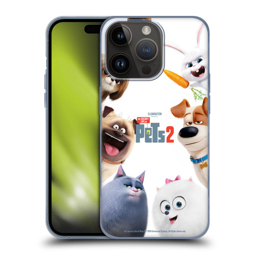 The Secret Life of Pets 2 Character Posters Group Soft Gel Case for Apple iPhone 15 Pro