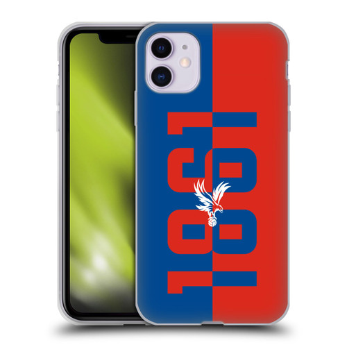 Crystal Palace FC Crest 1861 Soft Gel Case for Apple iPhone 11
