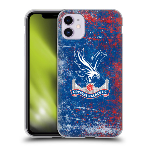 Crystal Palace FC Crest Distressed Soft Gel Case for Apple iPhone 11