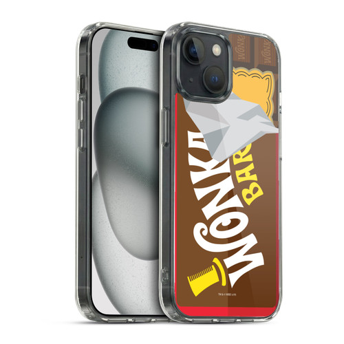 Willy Wonka and the Chocolate Factory Graphics Candy Bar Soft Gel Case for Apple iPhone 15 & MagSafe