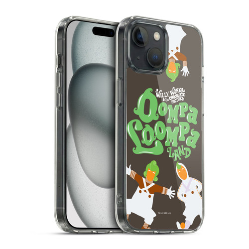 Willy Wonka and the Chocolate Factory Graphics Oompa Loompa Soft Gel Case for Apple iPhone 15 & MagSafe