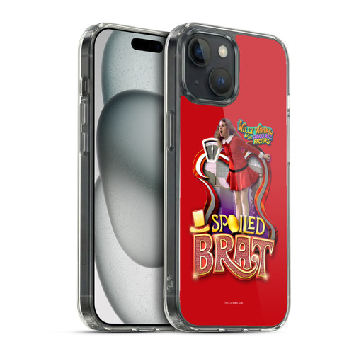 Willy Wonka and the Chocolate Factory Graphics Veruca Salt Soft Gel Case for Apple iPhone 15 & MagSafe