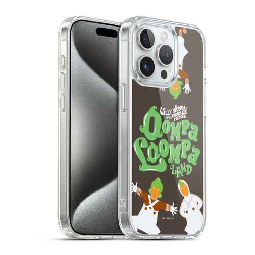 Willy Wonka and the Chocolate Factory Graphics Oompa Loompa Soft Gel Case for Apple iPhone 15 Pro & MagSafe