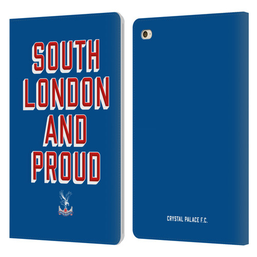 Crystal Palace FC Crest South London And Proud Leather Book Wallet Case Cover For Apple iPad mini 4