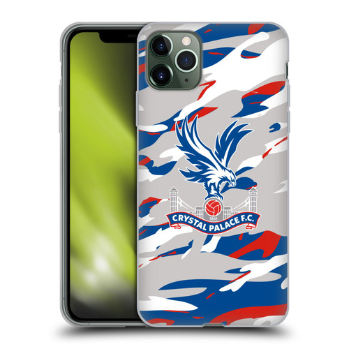 Crystal Palace FC Crest Camouflage Soft Gel Case for Apple iPhone 11 Pro Max