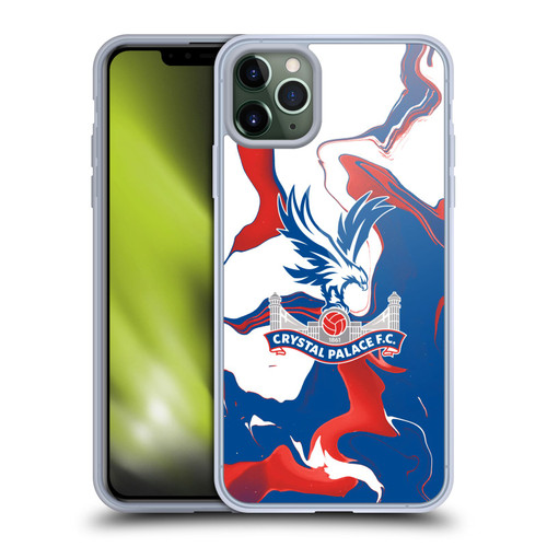 Crystal Palace FC Crest Marble Soft Gel Case for Apple iPhone 11 Pro Max & MagSafe