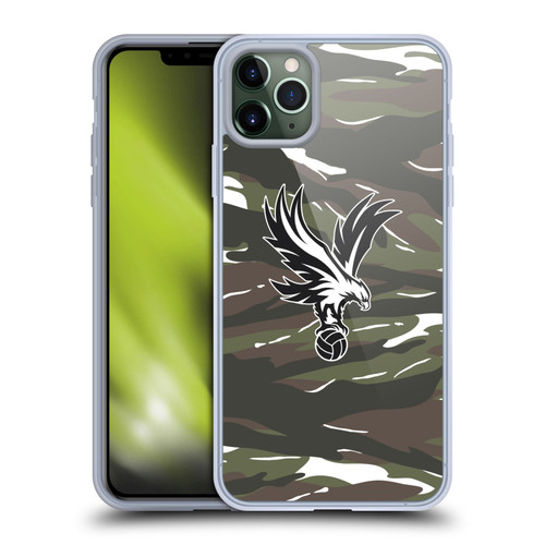 Crystal Palace FC Crest Woodland Camouflage Soft Gel Case for Apple iPhone 11 Pro Max