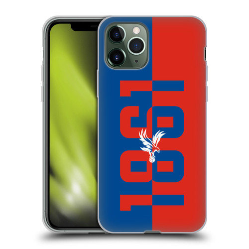 Crystal Palace FC Crest 1861 Soft Gel Case for Apple iPhone 11 Pro